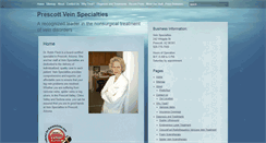 Desktop Screenshot of prescottvein.com